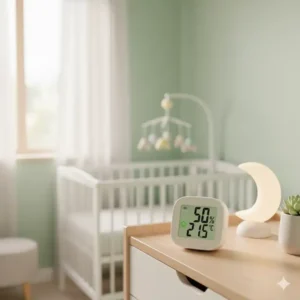 Hygrometer wohnung digital im kinderzimmer für optimales raumklima.