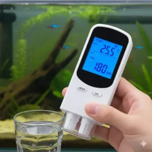 Digitales aquarium wasser messgerät zur einfachen und schnellen Messung.
