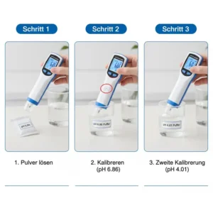 Kalibrieranleitung für den Ph Messgerät Stift günstig.