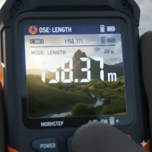 Großes, kontrastreiches Farbdisplay eines laser entfernungsmesser outdoor garantiert beste Ablesbarkeit im Freien.