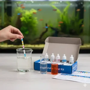 Vergleich verschiedener Arten von Aquarium Wasser Messgeräten.