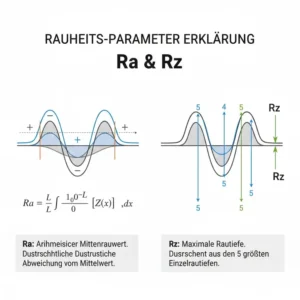 Technische Erklärung der Rauheitsparameter Ra und Rz. Wissen Sie, welche Parameter Ihr neues rauheitsmessgerät kaufen und messen soll?