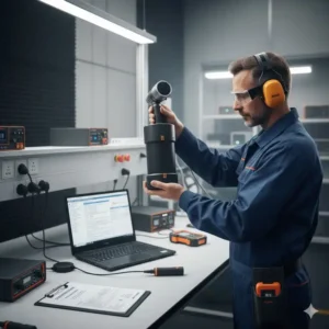 Die fachgerechte Kalibrierung für ein lärmmessgerät industrie zur Sicherstellung der Messgenauigkeit.