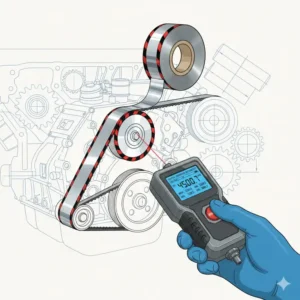Wichtiges Zubehör für das Drehzahl Messgerät Motor wie Reflektorstreifen für optische Sensoren.