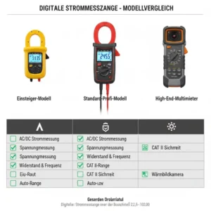 Verschiedene Modelle vergleichen und die beste strommesszange digital kaufen.