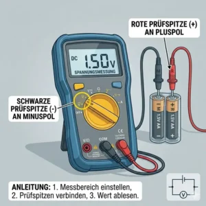 Die grundlegenden Komponenten und Funktionen von einem elektro messgerät für anfänger einfach erklärt.